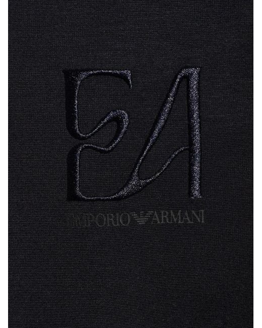 Emporio Armani Blue Loose-Fit Trousers for men
