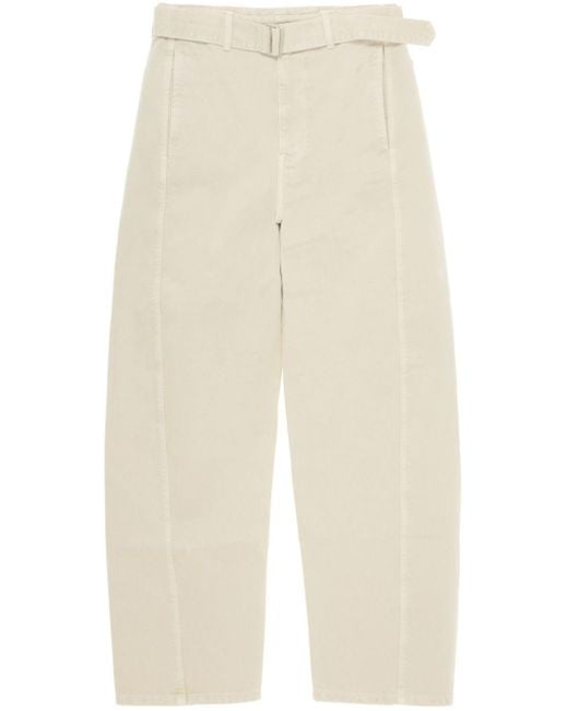 Lemaire Natural Twisted Wide-Leg Jeans