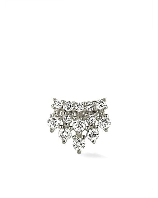 Lark & Berry White 14Kt Royal Crown Diamond Stud Earring