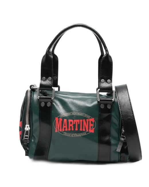 Martine Rose Black Logo-Detail Tote Bag