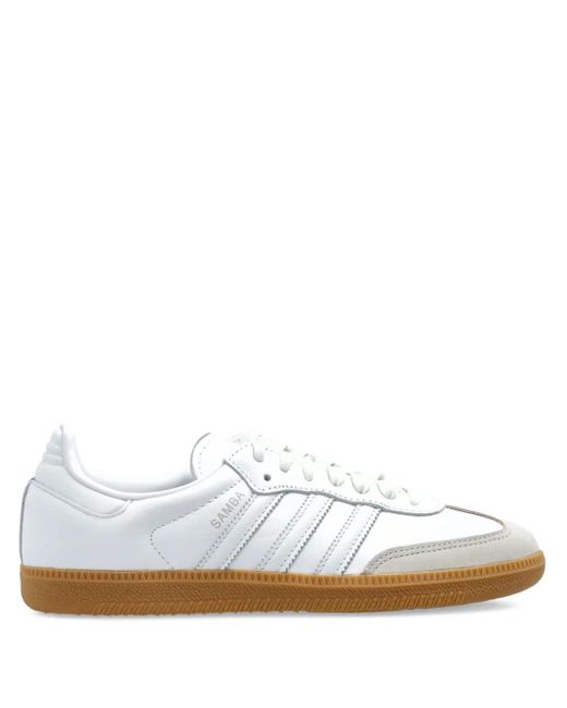 Adidas White Samba Og Sneakers