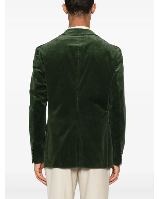 Blazer De Algodón Fursac de hombre de color Green