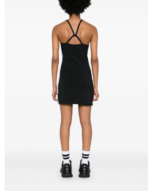 Adidas Black 3-Stripe Jersey Minidress