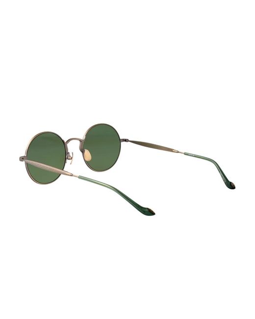 Matsuda Green Round-Frame Sunglasses for men