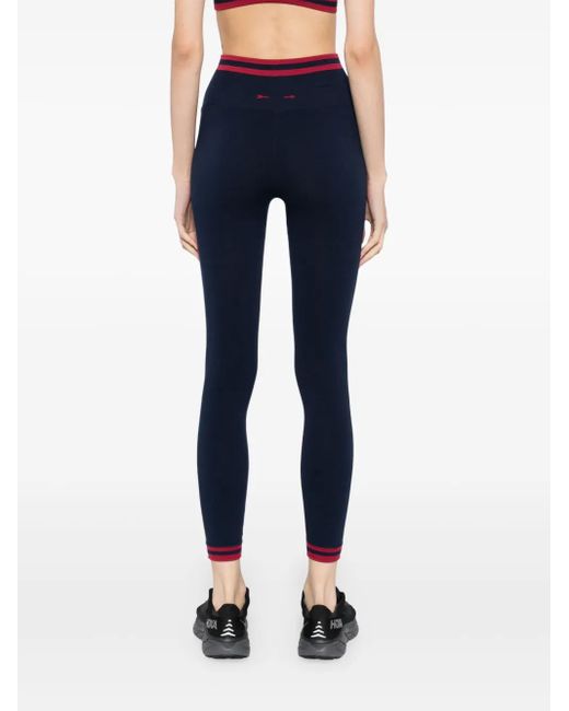 The Upside Blue Seamless 25In Midi Leggings