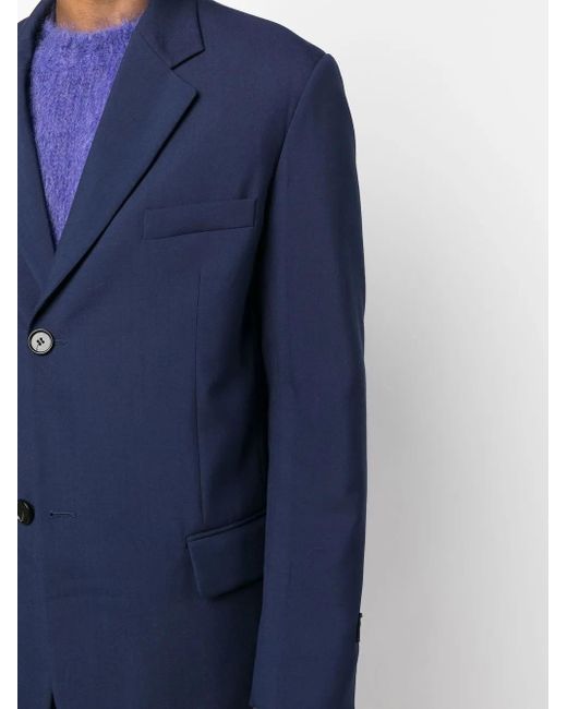 Marni Blue Tropical Wool Blazer for men