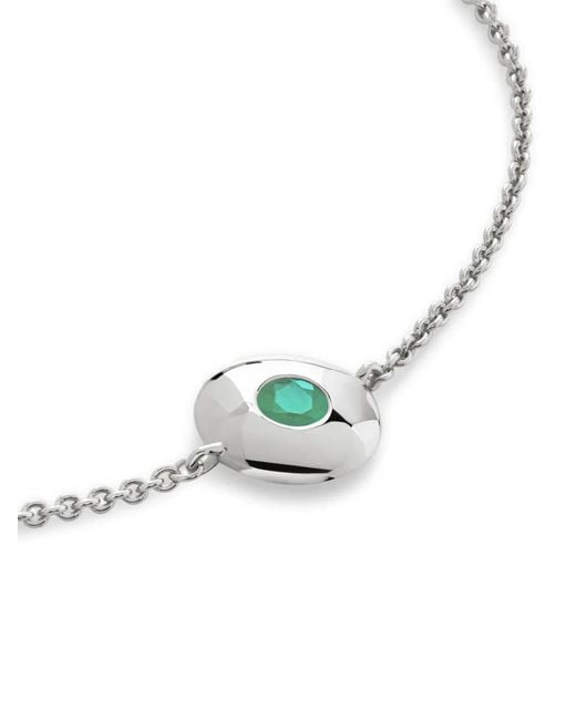 Monica Vinader White May Birthstone Bracelet