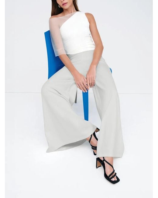 MARCELLA White Pantalon Georgia