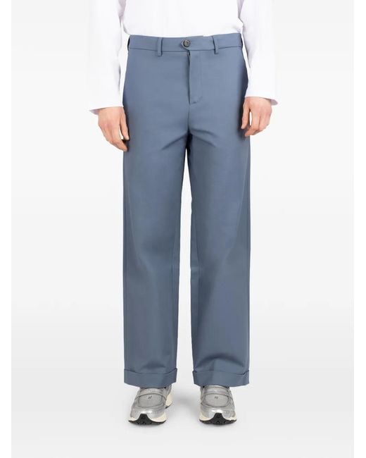 Societe Anonyme Blue Pantalon Elastic Perfetto