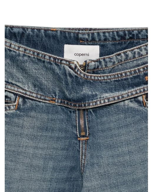 Coperni Blue Yoke Denim Pants