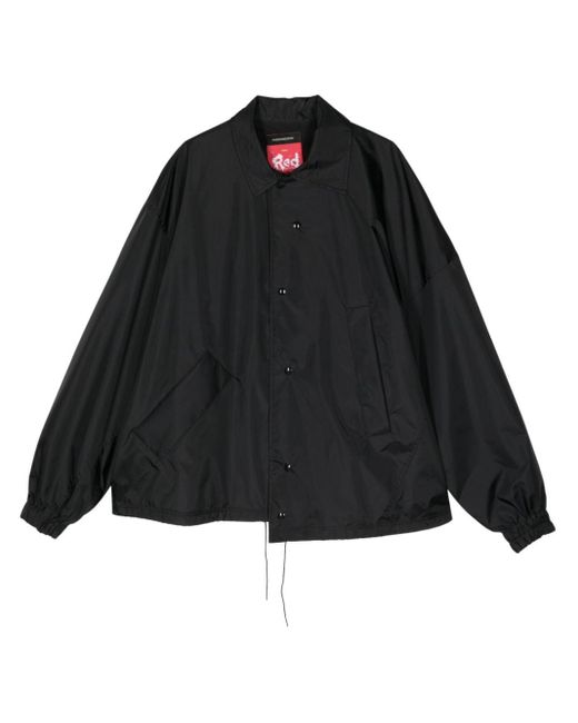 Fumito Ganryu Black X Phenomenon Logo-print Shirt Jacket for men