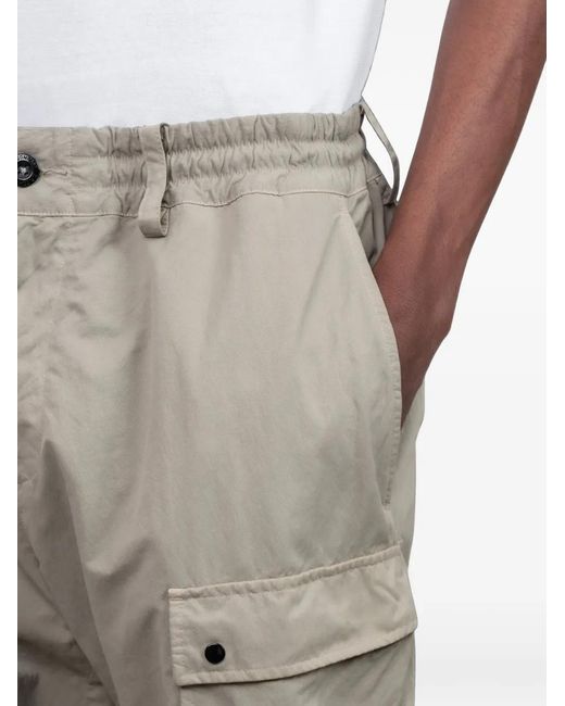 C P Company Gray Logo-Lens Cargo Pants for men