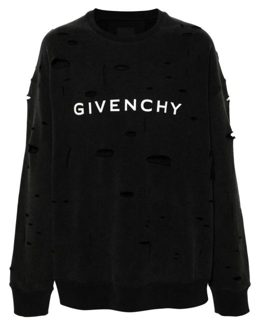Sweat Archetype en coton à effet usé Givenchy pour homme en coloris Black