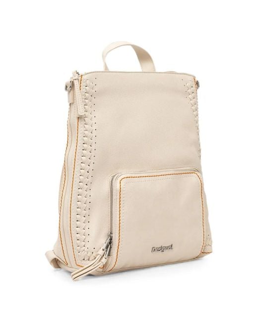 Desigual Natural Braided-Panel Backpack