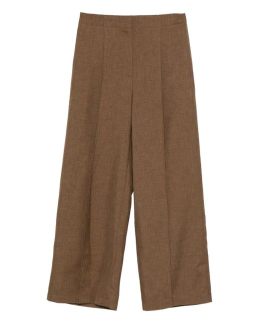 Theory Brown Deep Plt Pant.City T