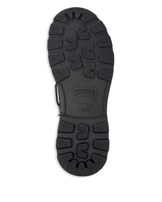 Camper Black Brutus Leather Lace-Up Loafers