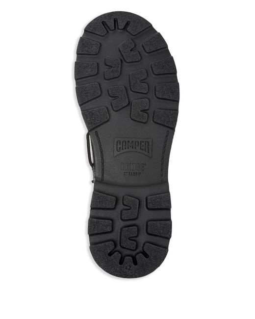 Camper Black Brutus Leather Lace-Up Loafers