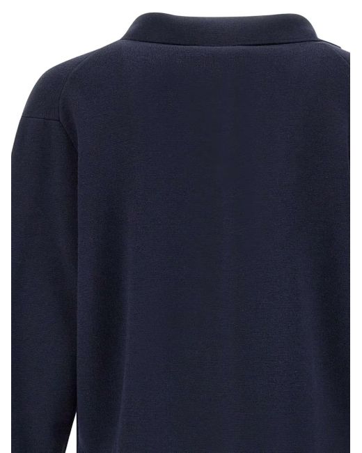 Cardigan En Laine À Revers Pointus FILIPPO DE LAURENTIIS pour homme en coloris Blue