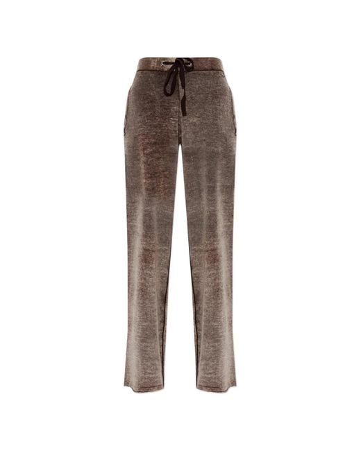 DIESEL Brown M-Honorine Drawstring Trousers