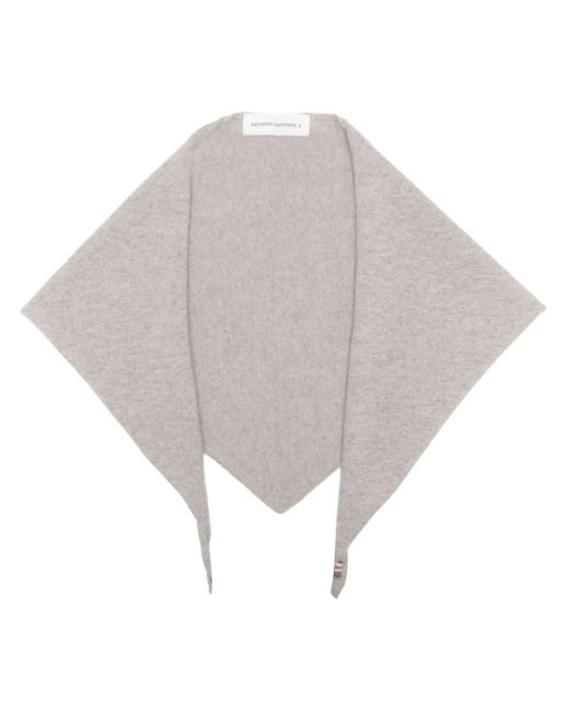 エクストリームカシミア バンダナ スカーフ　白 EXTREME CASHMERE/エクストリーム カシミア】X バンダナ