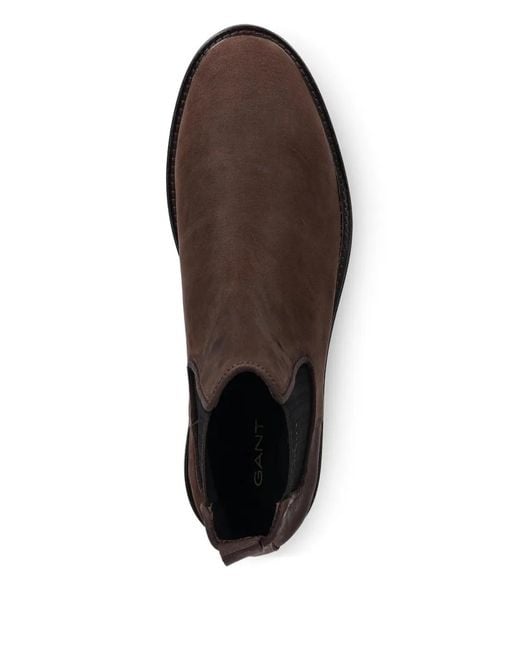 Gant Brown Pull-Tab Chelsea Boots for men