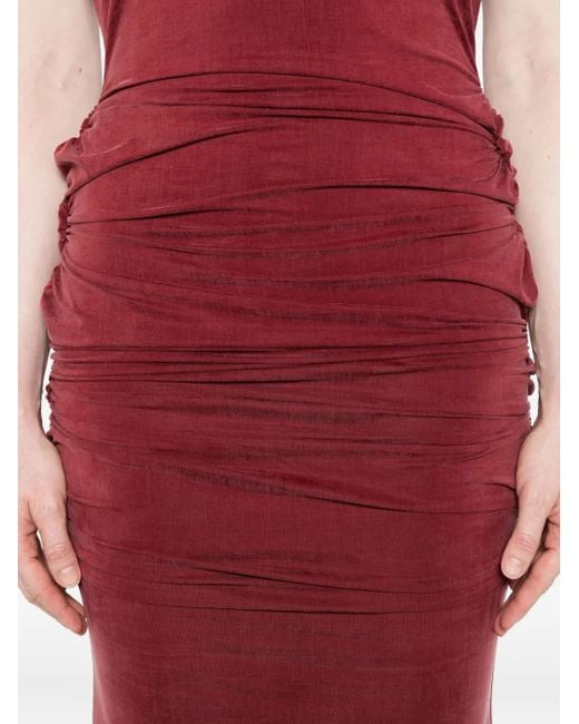 Abito Lungo Con Scollo A Scialle di Vivienne Westwood in Red