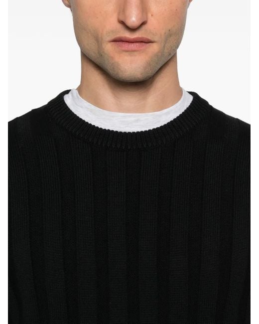 Pull À Design Côtelé Diktat pour homme en coloris Black