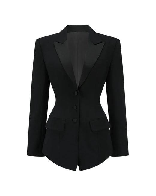 Oude Waag Black Button Blazer