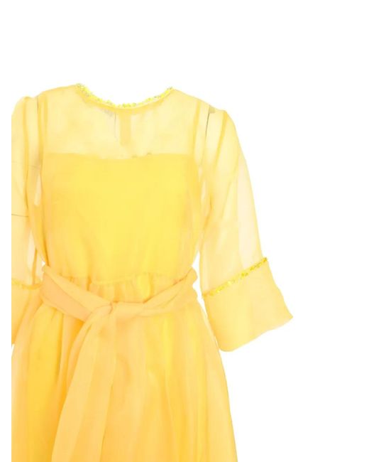 Baruni Yellow Beatrice Dress