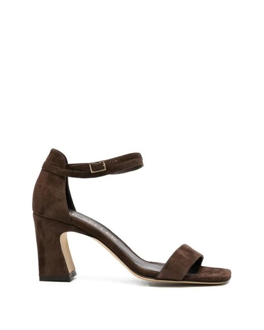 The Seller Brown Square-Toe Sandals