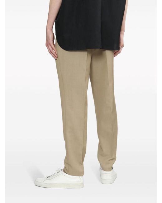 Comme des Garçons Natural Drawstring-waist Wool-mohair Trousers for men
