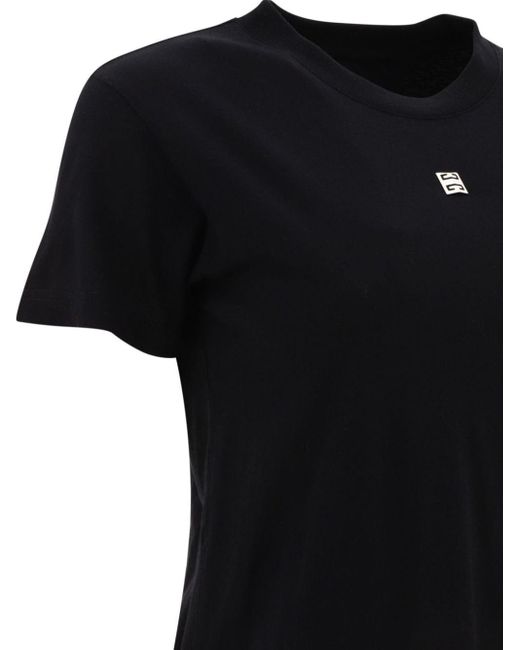 T-shirt con motivo 4G di Givenchy in Black