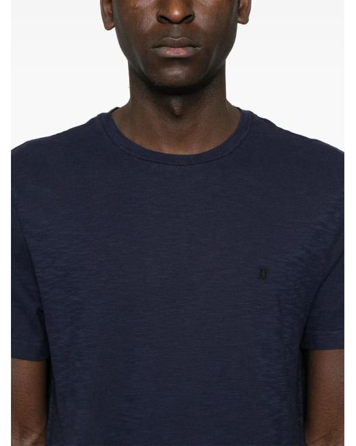 Dondup Blue Cotton T-Shirt for men