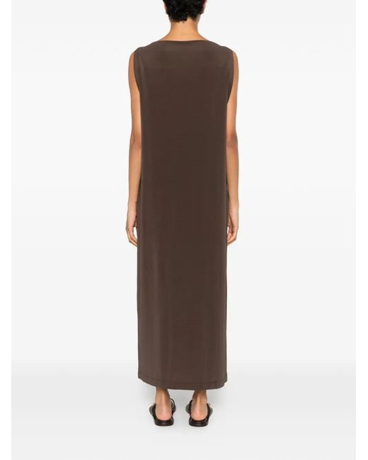 Issey Miyake Brown Dresses