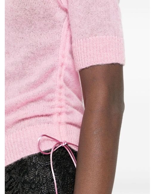 CECILIE BAHNSEN Pink Videl Knitted Top