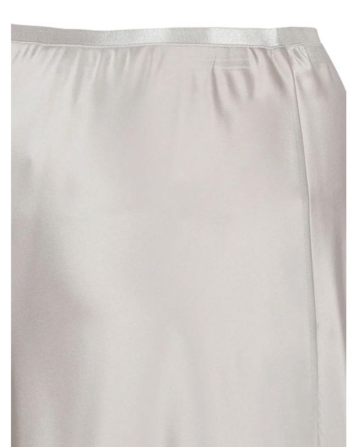 Max Mara シルクスカート White