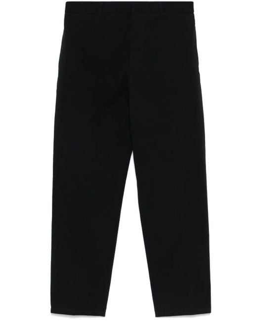 Pantaloni Affusolati di Jil Sander in Black da Uomo