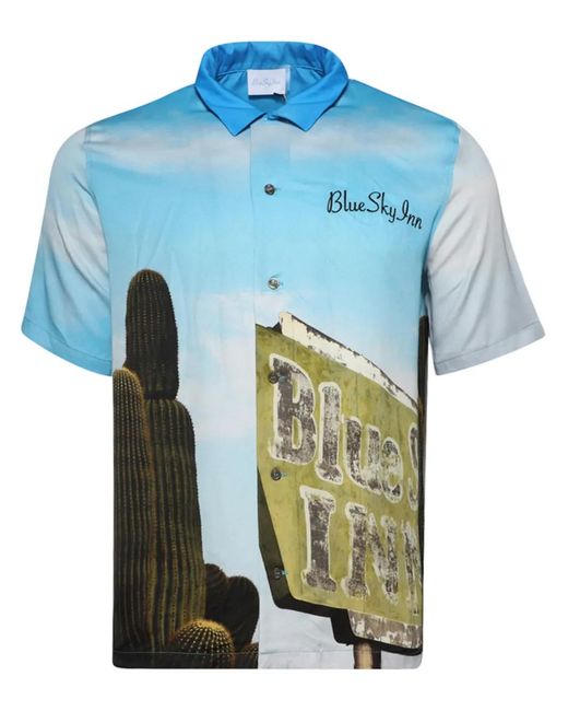 BLUE SKY INN Blue Cactus Shirt for men
