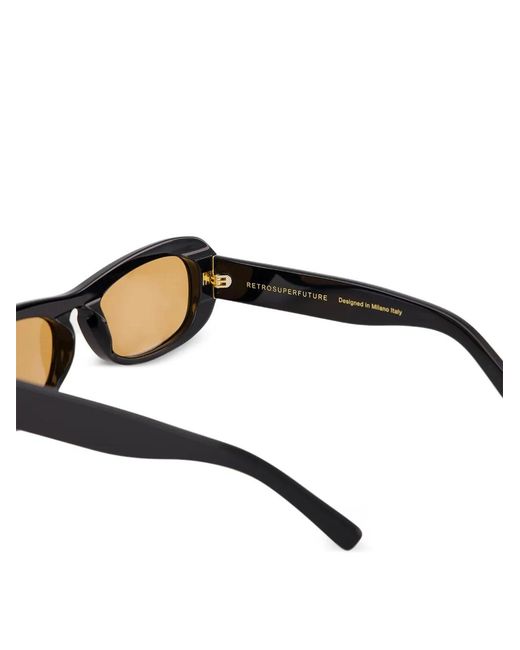 Retrosuperfuture Black Sugo Refined Sunglasses