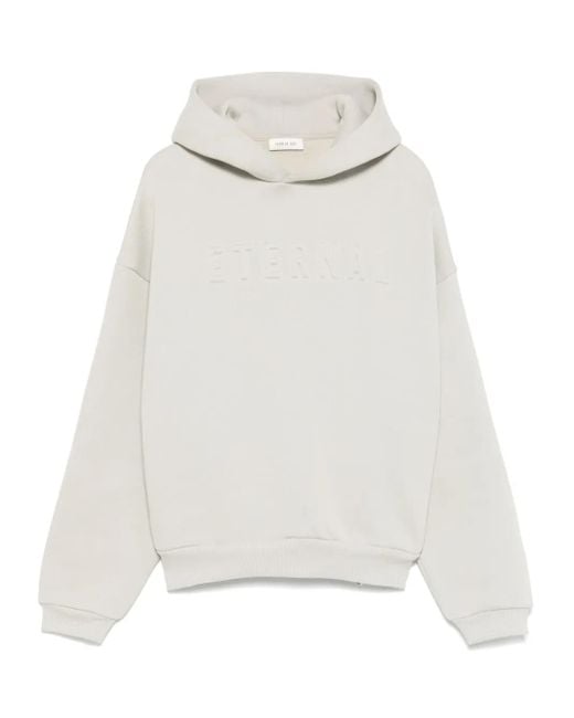 Felpa Eternal Con Cappuccio di Fear Of God in White da Uomo