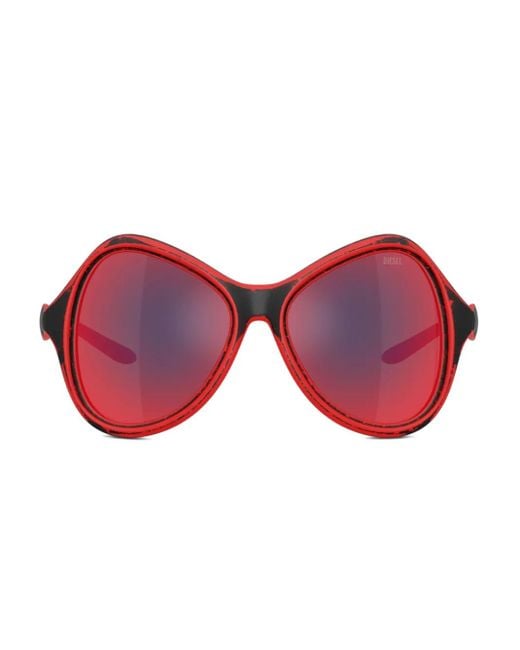 DIESEL 0dl3010u サングラス Red
