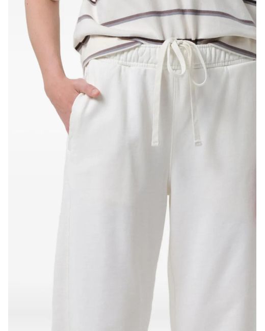 Citizens of Humanity White Drawstring Trousers