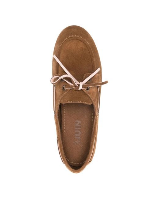 3Juin Brown Alex Boat Shoes