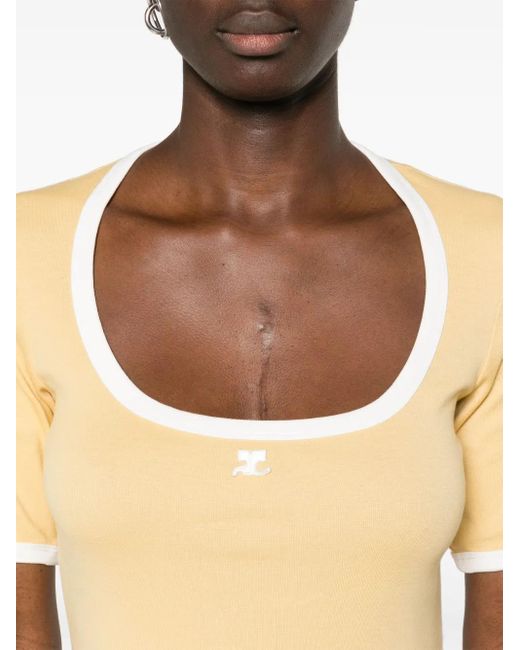 Courreges Natural Holistic Cotton Minidress