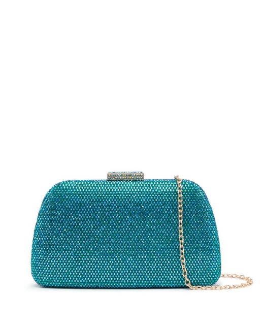 Serpui Blue Josephine Crystal-embellished Mini Bag