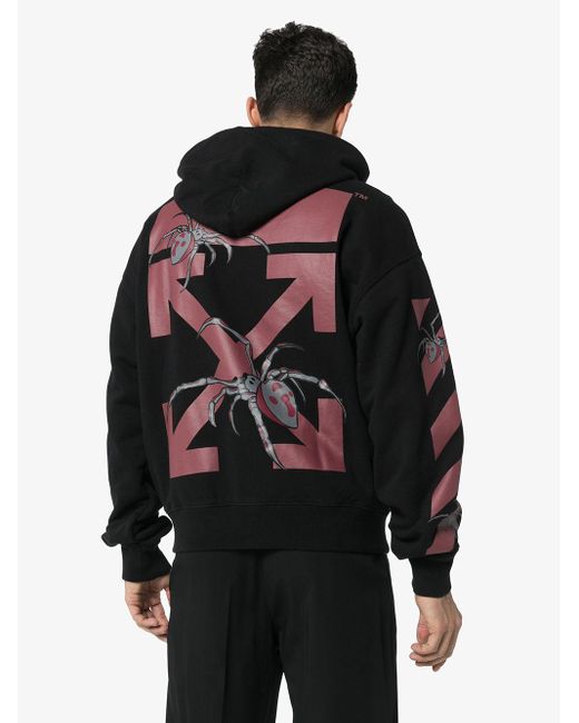 Virgil Abloh Spider Arrows Print Hoodie 