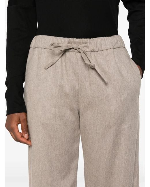 Fay Natural Straight-Leg Trousers
