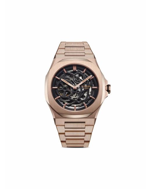 メンズ D1 Milano Skeleton Bracelet 41.5mm Black