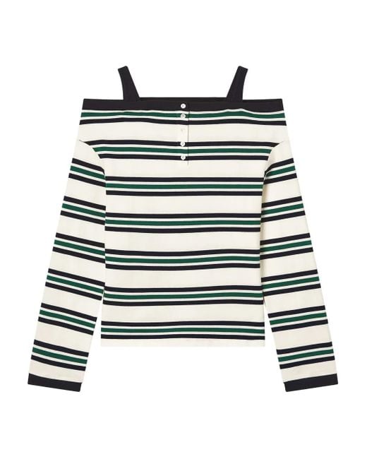 B+ AB Black Schulterfreies Top