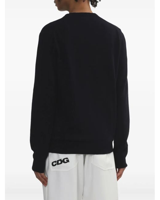 COMME DES GARÇONS PLAY ハートアップリケ カーディガン Blue